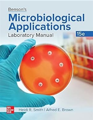 Seller image for Benson's Microbiological Applications : Laboratory Manual in General Microbiology for sale by GreatBookPrices