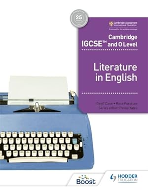 Imagen del vendedor de Cambridge Igcse and O Level Literature in English a la venta por GreatBookPrices