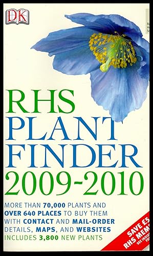 Seller image for RHS Plant Finder 2009-2010 for sale by Artifacts eBookstore