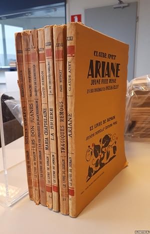 Imagen del vendedor de 7 books: 1) Ariane. Jeune fille russe; 2) Tragiques remous; 3) La brire; 4) Maria Chapdelaine; 5) La vie inquite de Jean Hermelin; 6) Les Don Juanes; 7) Soleils disparus a la venta por Klondyke