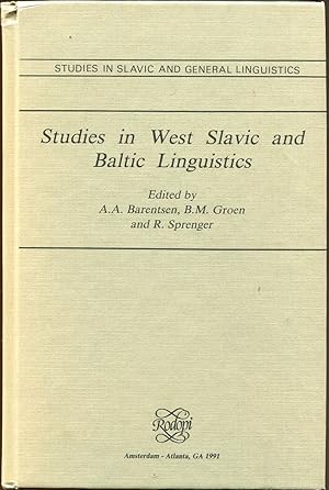 Bild des Verkufers fr Studies in West Slavic and Baltic Linguistics [= Studies in Slavic and General Linguistics; 16] zum Verkauf von Antikvariat Valentinska