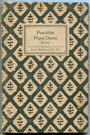 Imagen del vendedor de Pique Dame [= Insel-Bcherei; 314] a la venta por Antikvariat Valentinska