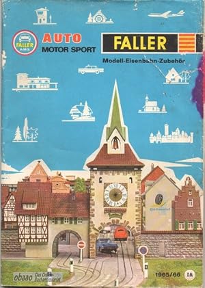 Auto Motor Sport Faller Katalog 1965/66