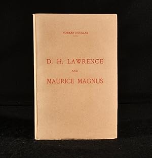 Seller image for D H Lawrence and Maurice Magnus A Plea for Better Manners for sale by Rooke Books PBFA