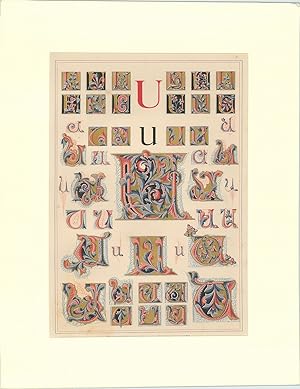 "U" from One Thousand and One Initial Letters.