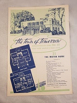 Seller image for The Town Of Tomorrow Demonstration Home No. 21: The Motor Home for sale by WellRead Books A.B.A.A.