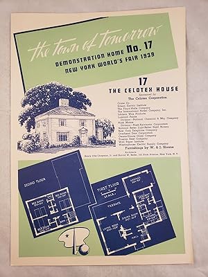 Image du vendeur pour The Town Of Tomorrow Demonstration Home No. 17: The Celotex House mis en vente par WellRead Books A.B.A.A.