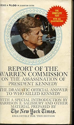 Seller image for Report of the Warren Commission of the Assassination of President Kennedy for sale by Librairie Le Nord