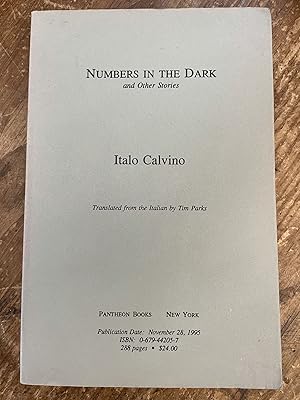 Seller image for NUMBERS IN THE DARK AND OTHER STORIES (ADVANCE UNCORRECTED PROOF) for sale by Atlanta Vintage Books