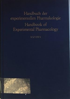 Bild des Verkufers fr Concepts in biochemical pharmacology: PART I. Handbuch der experimentellen Pharmakologie/ Handbook of Experimental Pharmacology Vol. XXVIII/ 1; zum Verkauf von books4less (Versandantiquariat Petra Gros GmbH & Co. KG)