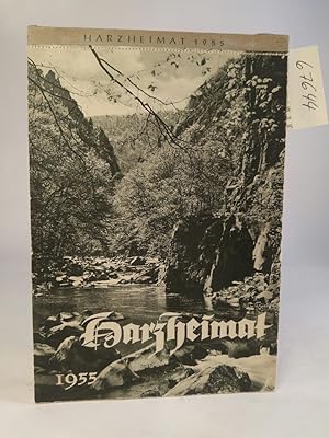 Harzheimat 1955 - Original Abreißkalender mit je 2 Postkartenblättern pro Monat