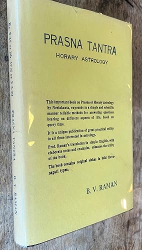 Immagine del venditore per Sri Neelakanta's Prasna Tantra; (Horary Astrology) venduto da DogStar Books