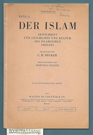 Seljuk Gulams and Ottoman Devshirmes : Der Islam - Zeitschrift fur Geschichte und Kultur des isla...