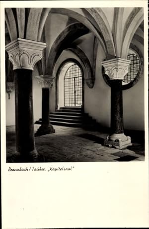 Seller image for Ansichtskarte / Postkarte Bronnbach Reicholzheim Wertheim im Main Tauber Kreis, Kapitelsaal for sale by akpool GmbH