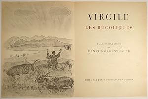 Les Bucoliques. Illustrations (lithographies) de Ernst Morgenthaler.