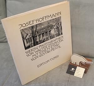 Seller image for Josef Hoffmann. (A.d. Schutzumschlag zustzl.: Vierzig Photographien von Walter Zednicek mit einem Essay von Gustav Peichl.) for sale by Antiquariat Krikl