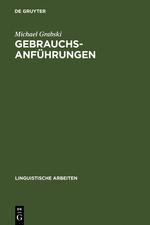 Seller image for Gebrauchsanfhrungen for sale by moluna