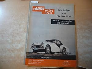 Immagine del venditore per DAS AUTO, MOTOR UND SPORT. Heft 9/26. April 1958 venduto da Gebrauchtbcherlogistik  H.J. Lauterbach