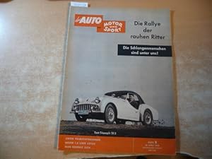 DAS AUTO, MOTOR UND SPORT. Heft 9/26. April 1958