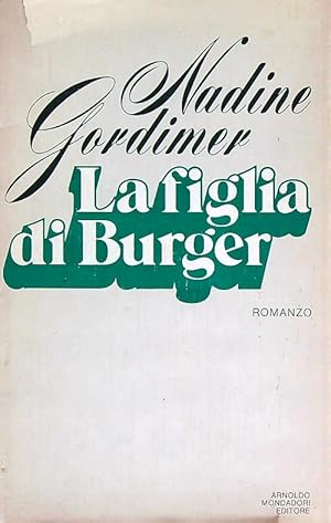 Immagine del venditore per La figlia di Burger venduto da Librodifaccia