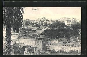 Bild des Verkufers fr Ansichtskarte Lissabon, Gesamtansicht zum Verkauf von Bartko-Reher