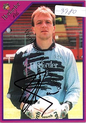 Walter Junghans Autogrammkarte Hertha BSC Berlin 1991-92 Original Signiert 