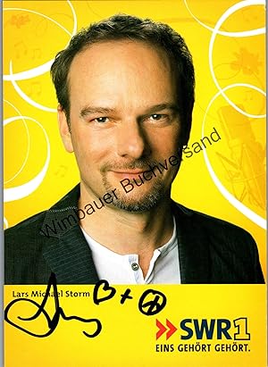 Bild des Verkufers fr Original Autogramm Lars Michael Storm SWR1 /// Autograph signiert signed signee zum Verkauf von Antiquariat im Kaiserviertel | Wimbauer Buchversand