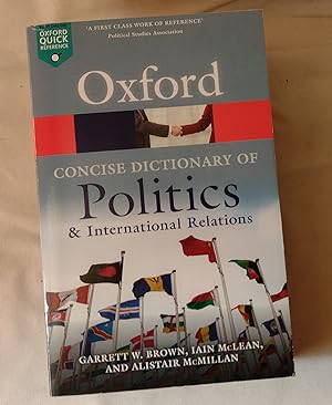 Seller image for Concise Oxford Dictionary of Politics & International Relations for sale by Feline Books