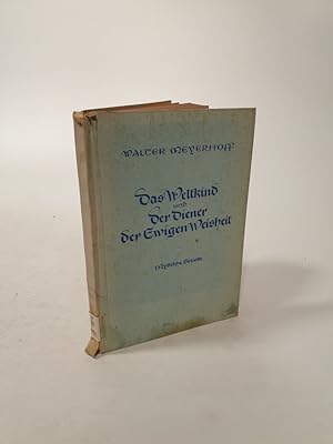 Seller image for Das Weltkind und der Diener der ewigen Weisheit. Mystische Sonette. for sale by Antiquariat Bookfarm