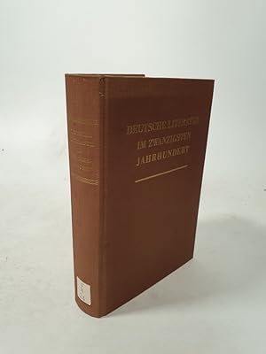 Bild des Verkufers fr Deutsche Literatur im zwanzigsten Jahrhundert Gestalten und Strukturen. Zwanzig Darstellungen. Hrsg. v. Hermann Friedmann u. Otto Mann. 2. ,vernd. Auf1. zum Verkauf von Antiquariat Bookfarm