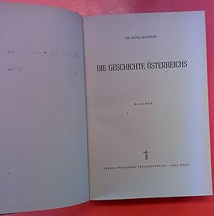 Bild des Verkufers fr Die Geschichte sterreichs bis 1648 - Erster Band. 2. Auflage. zum Verkauf von biblion2