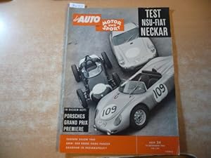 DAS AUTO, MOTOR UND SPORT. Heft 24/19. November 1960