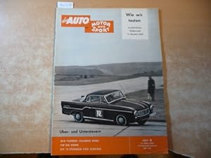 DAS AUTO, MOTOR UND SPORT. Heft 8/11. April 1959