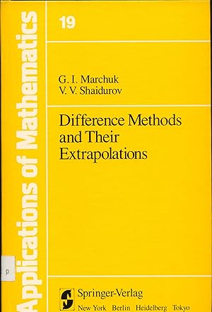 Seller image for Difference Methods and Their Extrapolations. for sale by Augusta-Antiquariat GbR