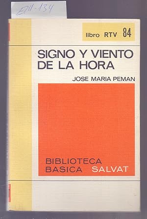 Imagen del vendedor de SIGNOS Y VIENTO DE LA HORA a la venta por Libreria 7 Soles