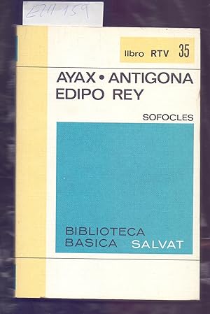 Imagen del vendedor de AYAX / ANTIGONA / EDIPO REY a la venta por Libreria 7 Soles