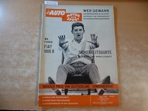 DAS AUTO, MOTOR UND SPORT. Heft 17/11. August 1962