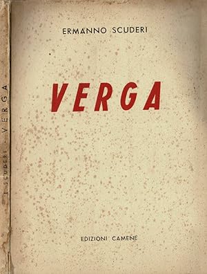 Seller image for Verga for sale by Biblioteca di Babele
