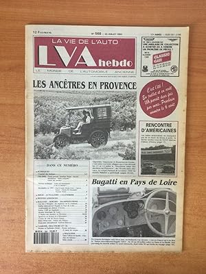 Seller image for LVA LA VIE DE L'AUTO n 568 17e anne : les anctres en Provence, rencontres amricaines, Bugatti en Pays de Loire for sale by KEMOLA