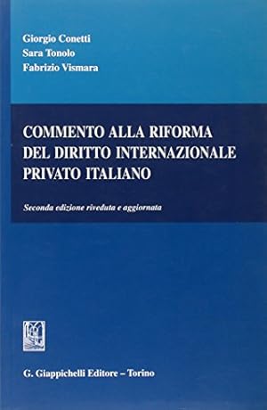 Immagine del venditore per Commento alla riforma del diritto internazionale privato italiano venduto da librisaggi