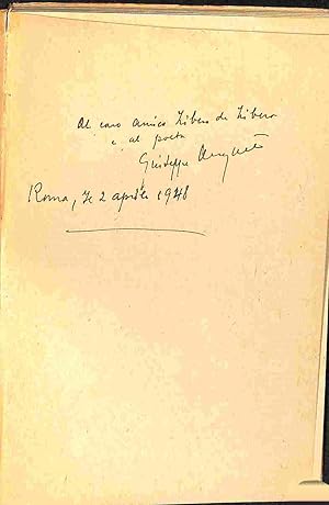 Vita di un uomo V. Poesie IV. Il dolore 1937 - 1946