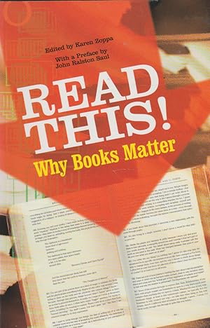 Imagen del vendedor de Read This! Why Books Matter a la venta por The Glass Key