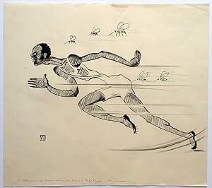 Harry Weidmann / Wilton - 4 orig., signierte Bleistiftzeichnungen, 32,5x37 cm vermutlich für eine...