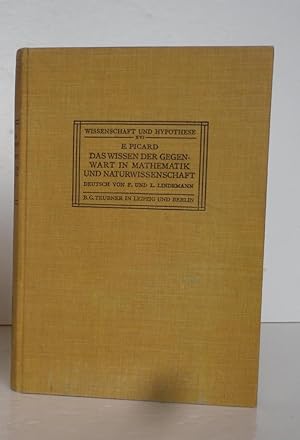 Image du vendeur pour Das Wissen der Gegenwart in Mathematik und Naturwissenschaft. mis en vente par Antiquariat an der Linie 3