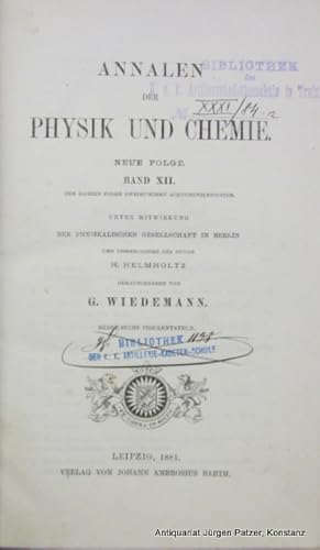 "Ueber die Anwendung des Satzes vom Virial in der kinetischen Theorie der Gase" und "Nachtrag zu ...