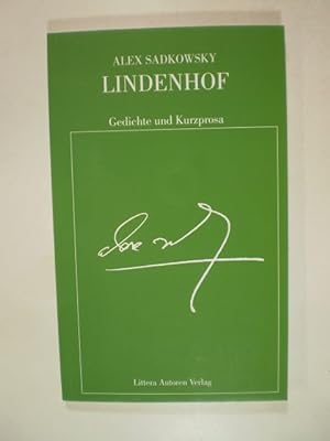 Bild des Verkäufers für Lindenhof. Gedichte und Kurzprosa zum Verkauf von Buchfink Das fahrende Antiquariat