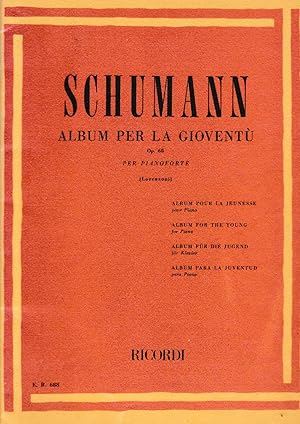 Schumann album per la gioventù Op. 68 per pianoforte (Lorenzoni)