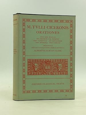 M. TULLI CICERONIS: ORATIONES, Volume I.