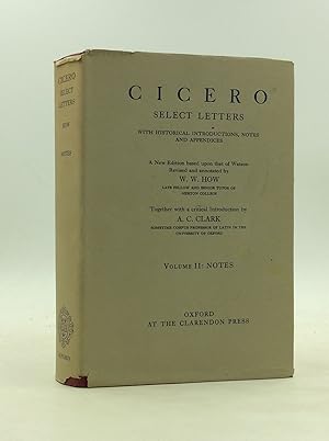 CICERO: SELECT LETTERS, Volume II; Notes