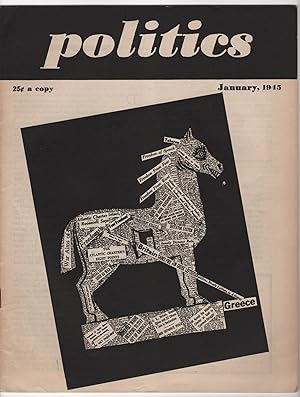 Seller image for Politics, Volume 2, Number 1 (Issue Number 12; January 1945) for sale by Philip Smith, Bookseller